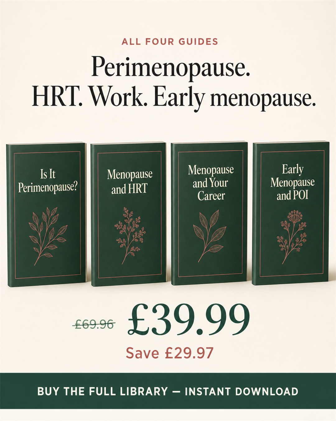 The Complete Menopause Library Bundle: All Four Guides